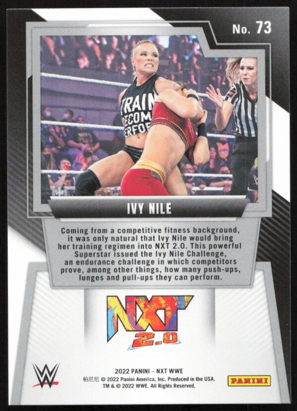 2022 Panini NXT 2.0 WWE Ivy Nile   #73   (Back)