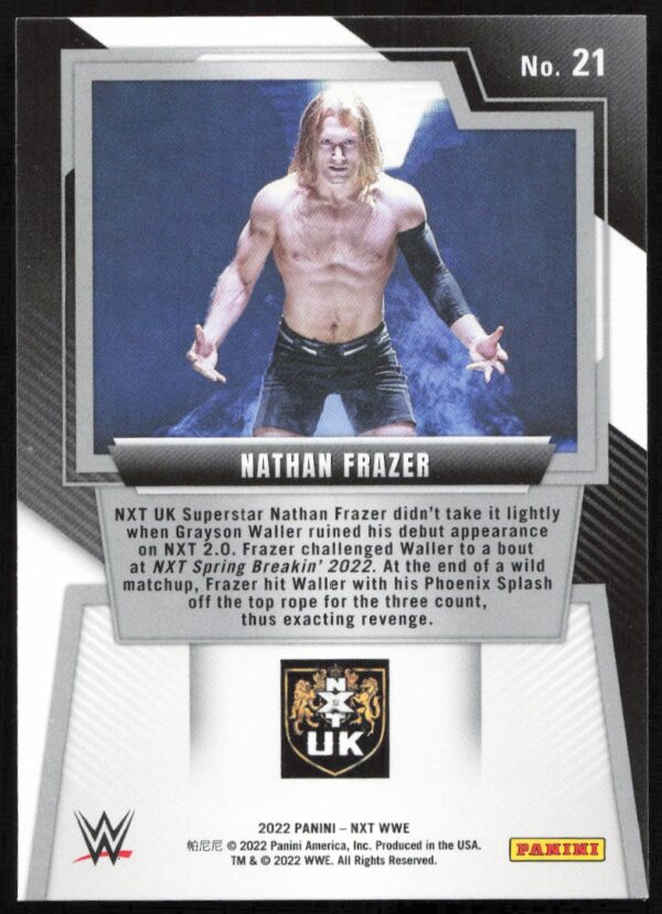 2022 Panini NXT 2.0 WWE Nathan Frazer #21 (Back)