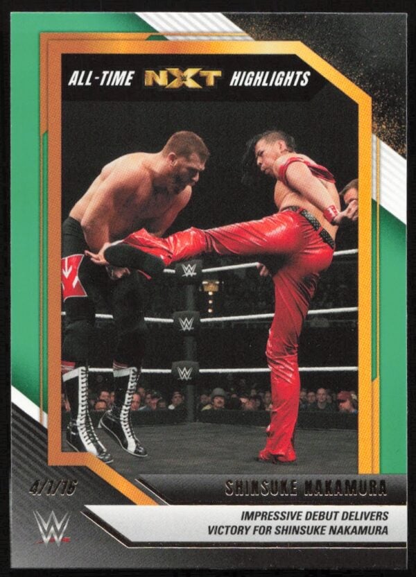 2022 Panini NXT 2.0 WWE Shinsuke Nakamura #20 (Front)