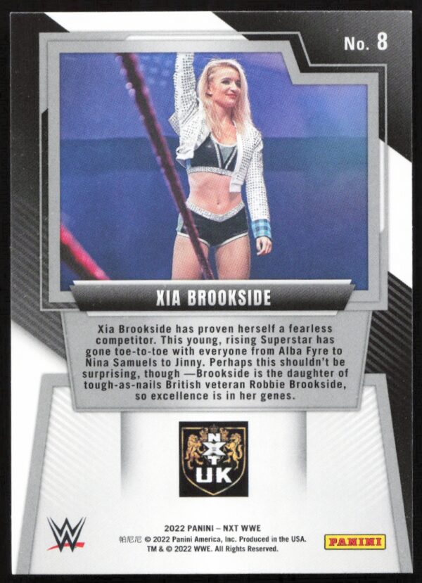 2022 Panini NXT 2.0 WWE Xia Brookside   #8   (Back)