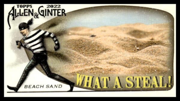 2022 Topps Allen & Ginter Beach Sand What A Steal! Mini #WAS-6 (Front)