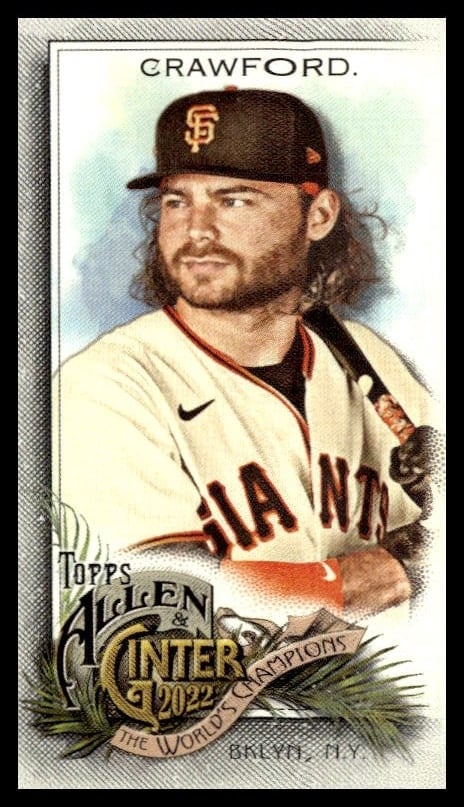 2022 Topps Allen & Ginter Brandon Crawford Mini #52 (Front)