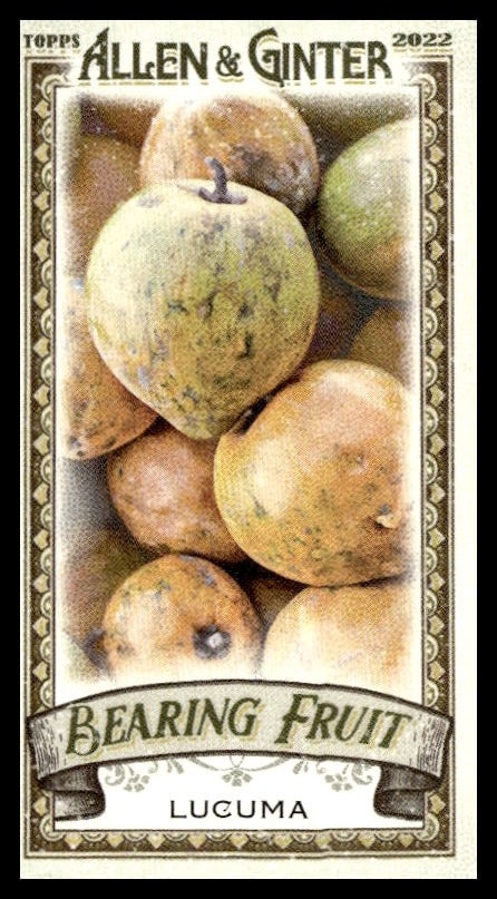 2022 Topps Allen & Ginter Lucuma Bearing Fruit Mini #BF-1 (Front)