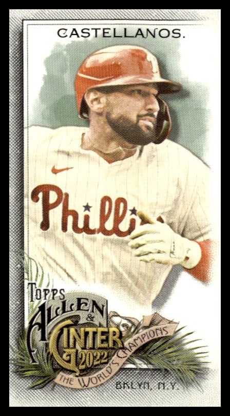 2022 Topps Allen & Ginter Nick Castellanos Mini #81 (Front)