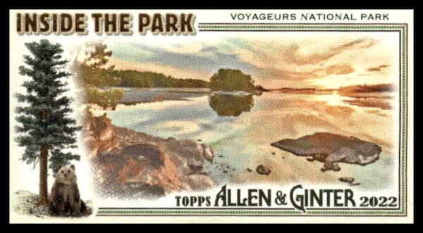 2022 Topps Allen & Ginter Voyageurs National Park Inside the Park Mini #ITP-20 (Front)