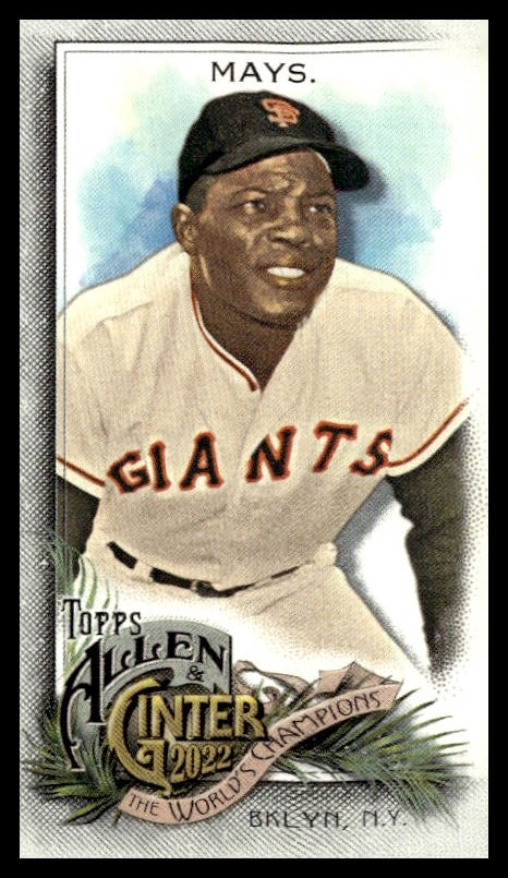 2022 Topps Allen & Ginter Willie Mays Mini A&G Back #64 (Front)