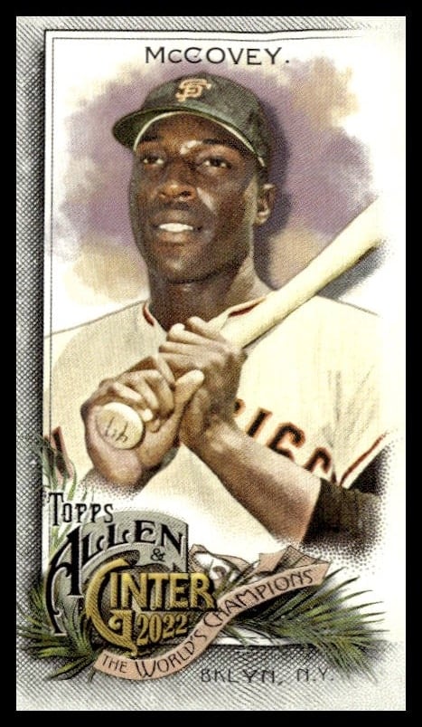 2022 Topps Allen & Ginter Willie McCovey Mini A&G Back #129 (Front)