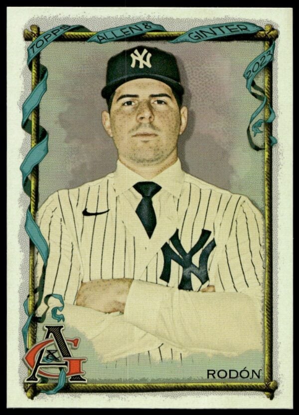 2023 Topps Allen & Ginter Carlos Rodon Silver Portrait #111 (Front)