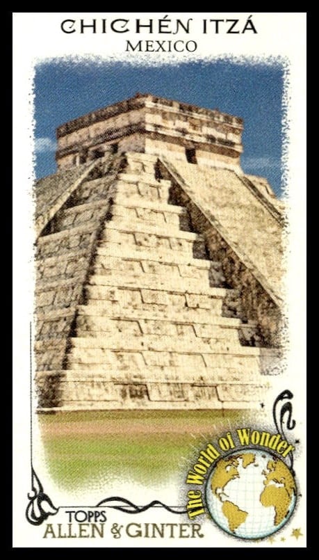 2023 Topps Allen & Ginter Chichen Itza Mini World of Wonder #WOW-23 (Front)