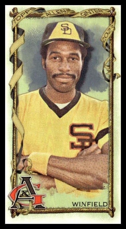 2023 Topps Allen & Ginter Dave Winfield Mini #312 (Front)