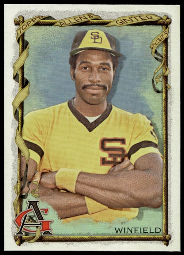 2023 Topps Allen & Ginter Dave Winfield Silver Portrait #312 (Front)