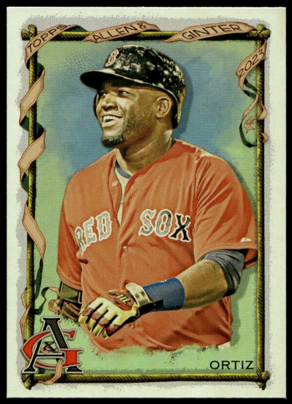 2023 Topps Allen & Ginter David Ortiz Silver Portrait #178 (Front)