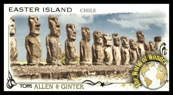 2023 Topps Allen & Ginter Easter Island Mini World of Wonder #WOW-26 (Front)