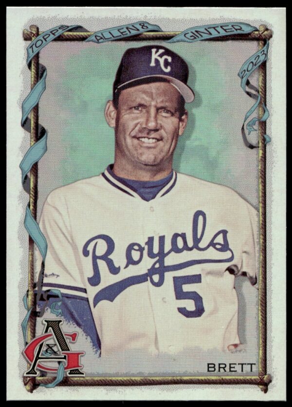 2023 Topps Allen & Ginter George Brett Silver Portrait #79 (Front)