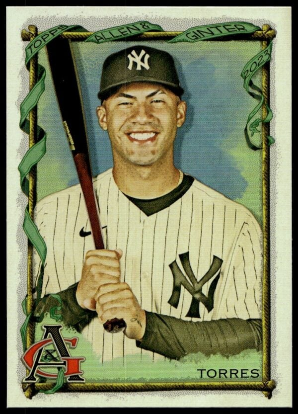 2023 Topps Allen & Ginter Gleyber Torres Silver Portrait #242 (Front)