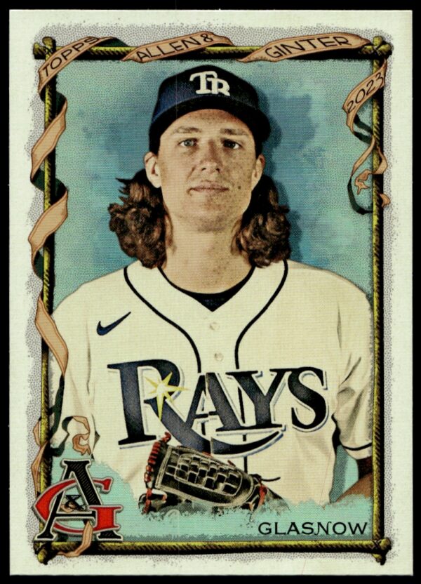 2023 Topps Allen & Ginter Tyler Glasnow Silver Portrait #190 (Front)