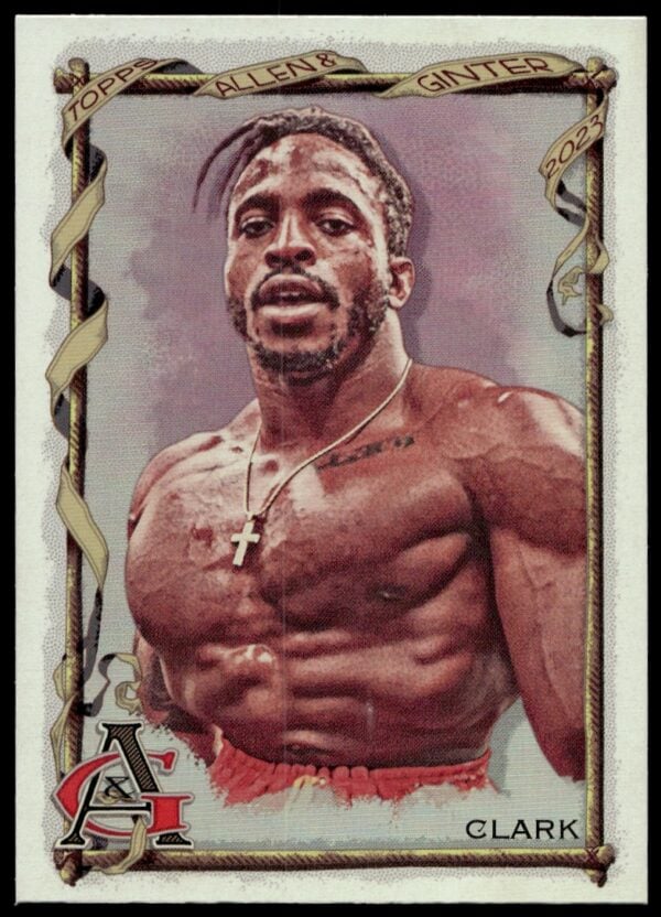 2023 Topps Allen & Ginter Zion Clark Silver Portrait #262 (Front)