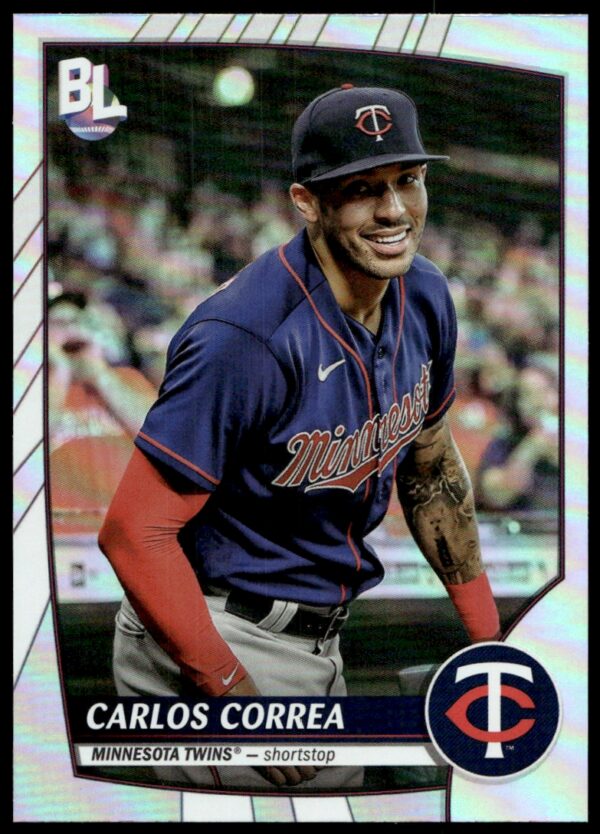 2023 Topps Big League Carlos Correa Rainbow Foil #221 (Front)