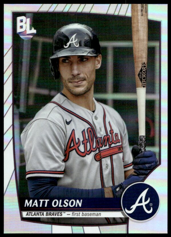 2023 Topps Big League Matt Olson Rainbow Foil #245 (Front)