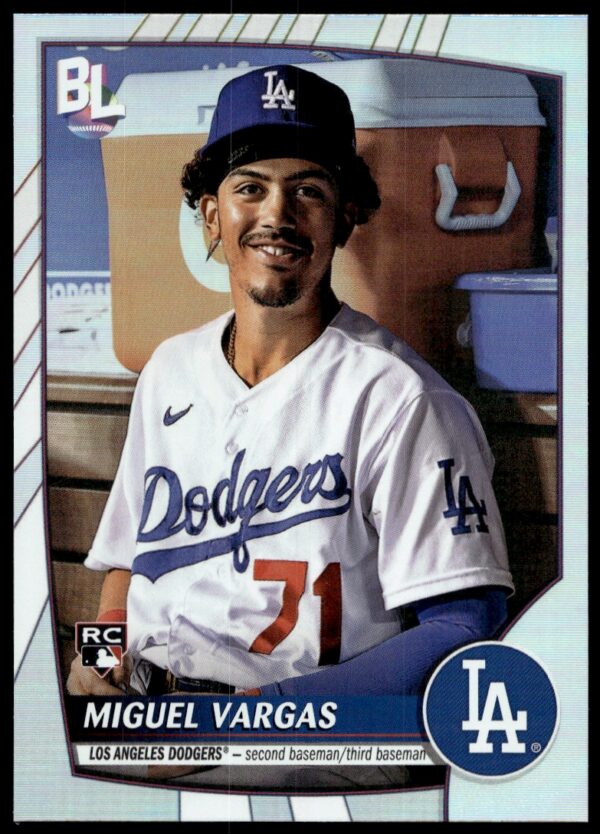 2023 Topps Big League Miguel Vargas #202 (Front)