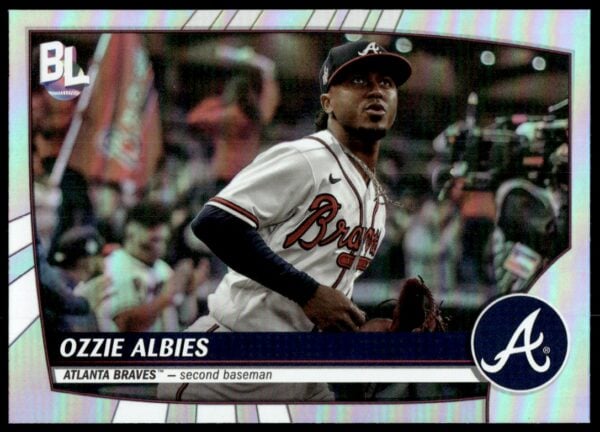 2023 Topps Big League Ozzie Albies Rainbow Foil #233 (Front)