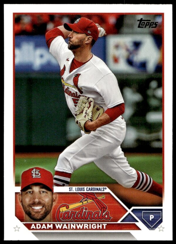 2023 Topps Series 1 Adam Wainwright #39 (Front)