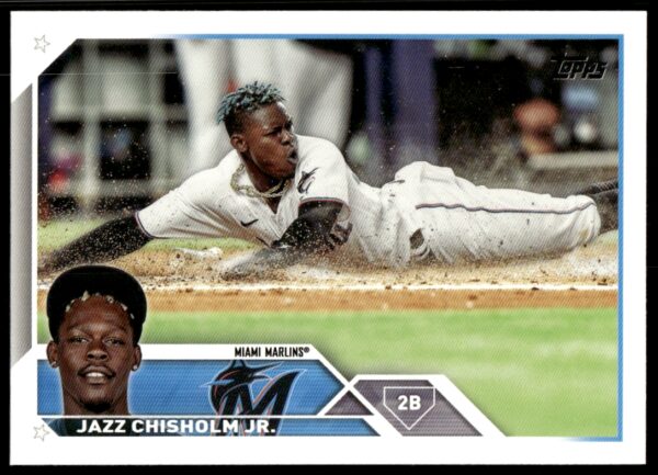 2023 Topps Series 1 Jazz Chisholm Jr. #172 (Front)