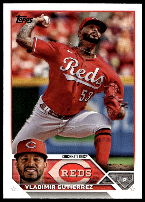 2023 Topps Series 1 Vladimir Gutierrez #198 (Front)