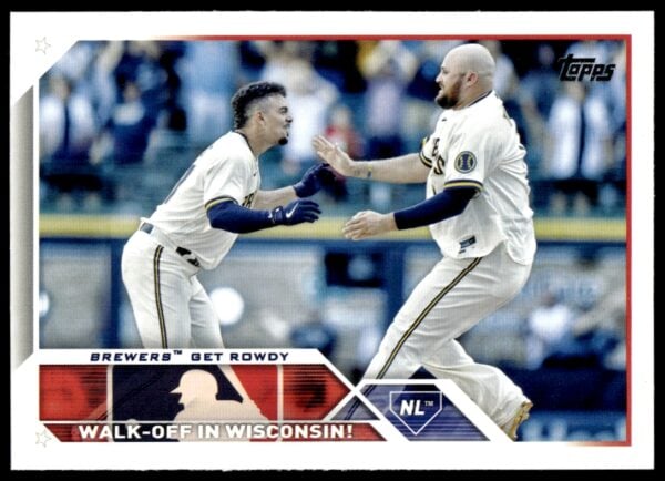 2023 Topps Series 2 Brewers Get Rowdy #457 (Front)