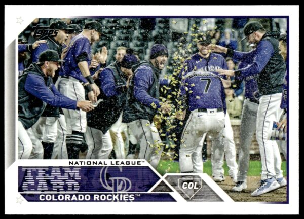 2023 Topps Series 2 Colorado Rockies #445 (Front)