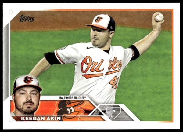 2023 Topps Series 2 Keegan Akin #617 (Front)