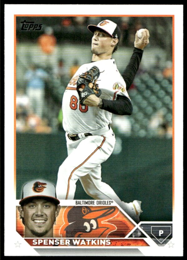 2023 Topps Series 2 Spenser Watkins #393 (Front)