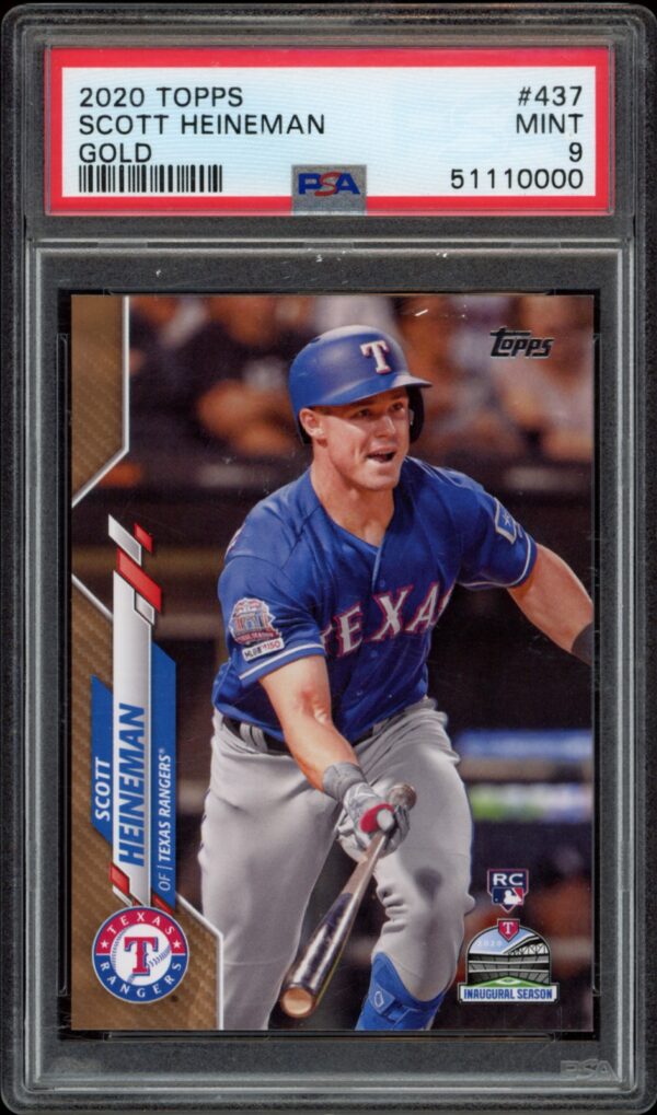 2020 Topps Scott Heineman Gold #437 /2020 (PSA 9) (Front)