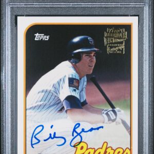 Billy Bean 2017 Topps Archives autographed card, PSA 9, San Diego Padres collectible.